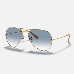 Ray-ban Aviator Blue RB3025 Gradient Sunglasses